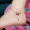 Barefoot Sandal Beach Foot Chain Rose Gold Butterfly Charm Anklet Bracelet Gift