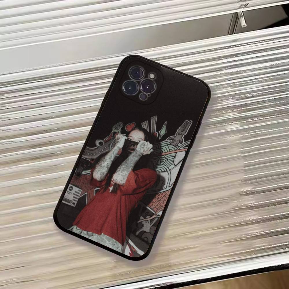 Y-Young Miko Певица Модный Чехол для Телефона Для iPhone 17, 16, 15, 14, 13, 12, 11 Plus, Pro Max, Другие Мягкий Черный Чехол