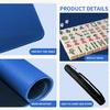 Mahjong Mat,Mahjong Table Mat with Black Carrying Bag,Rubber Anti Slip Game Mat and Noise Reducing Table Cover for Mahjong,Dominoes,Poker,Card,Board