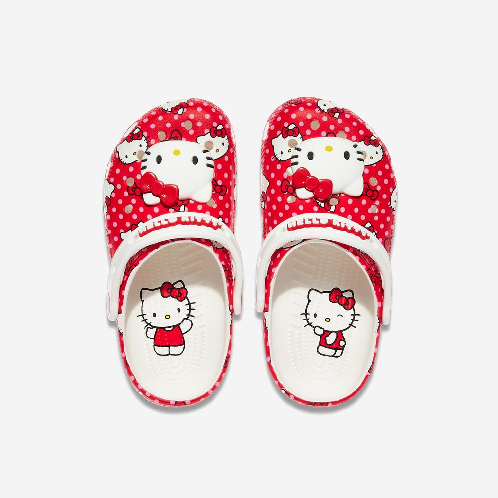 Crocs Hello Kitty Red Classic Clog Kids, CRS210576, 1010113128, популярная корейская обувь