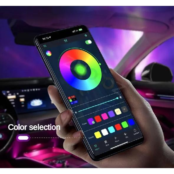 RGB 22-в-1 Акриловые салонные светодиодные ленты для автомобиля Для BMW M1 M2 M3 M4 M5 M6 M7 M8 X1M X2M X3M X4M X5M X6M X7M X5 Аксессуары