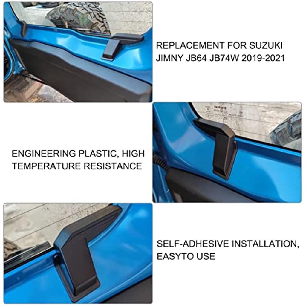 2 шт., защитный чехол из АБС-пластика для заднего лобового стекла, защитный чехол для Suzuki Jimny JB64 JB74W 2019-2021