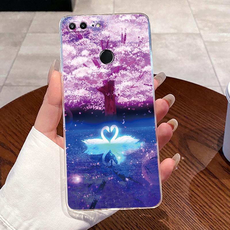 Гелевый чехол для Honor 9 Lite 9Youth Honor9 Fundas Capa Прозрачный силиконовый мягкий ТПУ задняя крышка Милый кот Кролик Сердце Защитный чехол