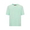 __ 100% Cotton Fashion Embroidery __ Spring and Summer Trendy Sticker, Wash, Water Grind, Men's Short Sleeve Wide Version T-shirt