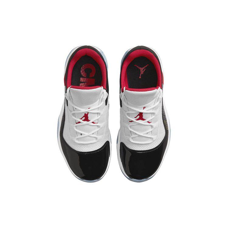 Air Jordan 11 CMFT Low White Black University Red Мужские кроссовки DO0613-160