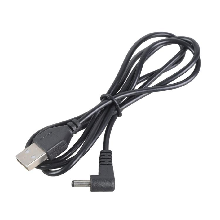 1 м USB-кабель для подключения под прямым углом, разъем 3,5x1,35 мм, для звукового оборудования, систем освещения, пластиковый корпус