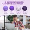 Silicone Magnetic Fidget Balls Fidget Toys Stress Balls for Adults Sensory Stone Travel Toys for Calming Autism and ADHD