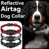 Pet Collar Waterproof Reflective GPS Dog Collar Adjustable Anti-lost Small Medium Large Dogs Collar Protective Collar for Airtag