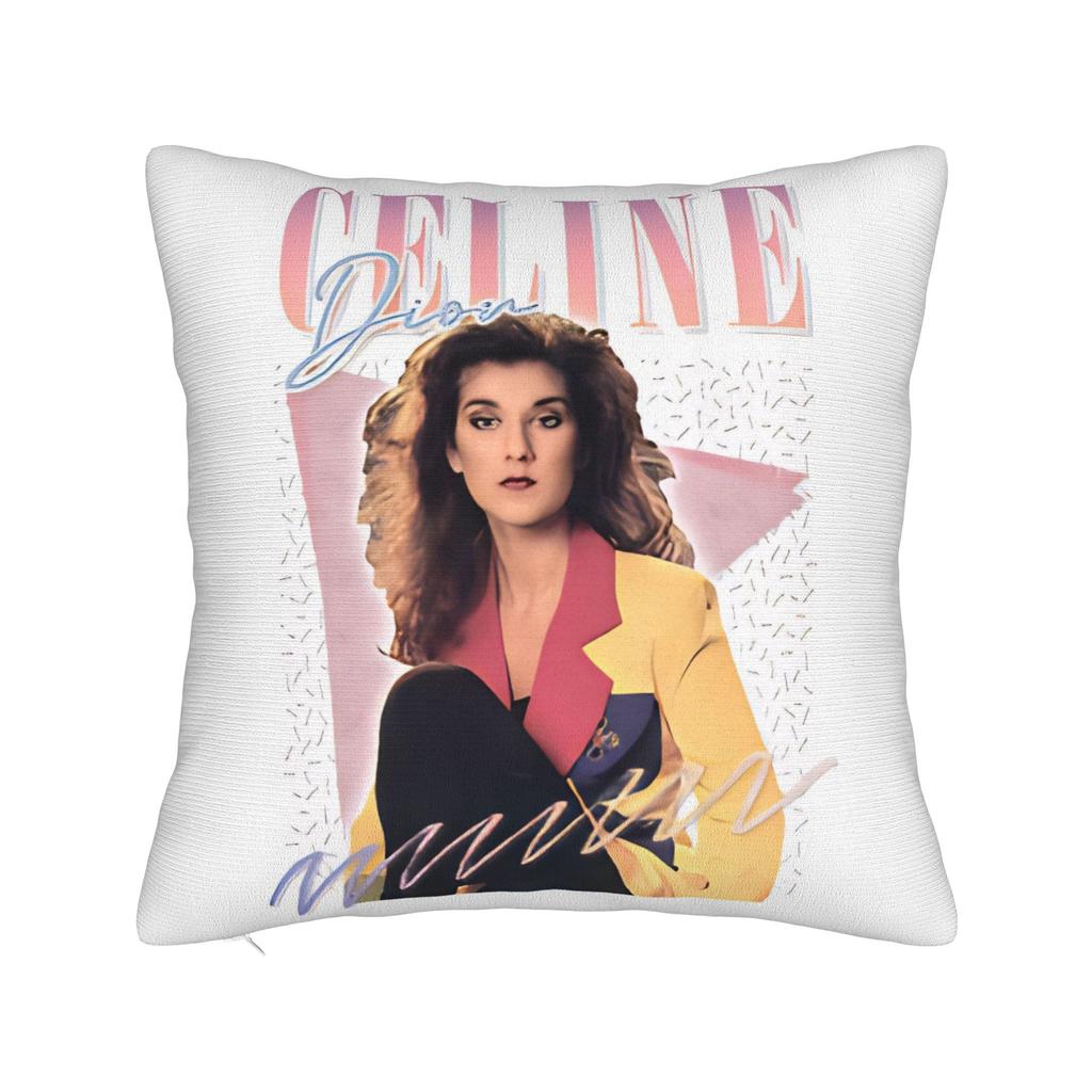 C-Celineds Dion Metal Pillow Case Comfy Pillow Cover Funny Pillowcases For Couch Sofa Bedroom