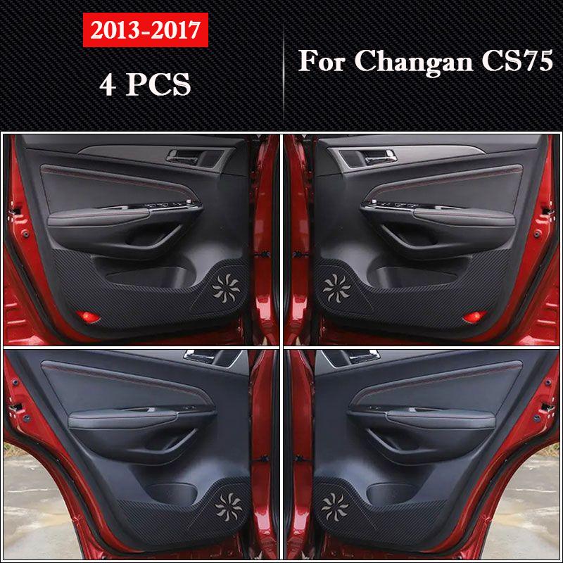 Для Changan CS75 2013-2026 Автомобильная Дверь Защитная Накладка от Пинания Перчаточный Ящик Защитные Наклейки Антигрязевая Устойчивая к Царапинам Пленка Декор Салона