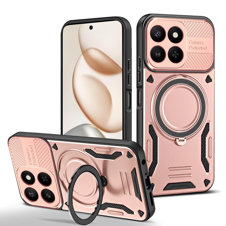 Прочный противоударный магнитный чехол-броня для Honor X7d X9d X9C Smart 400 Pro Magic 7 Lite Magic7 Держатель-кольцо-подставка Чехол для телефона