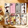 Искусство Японии Y-Yoshitomo Nara Чехол для телефона Для iPhone 17, 16, 15, 14, 13, 12, 11 Plus, Pro Max, Другие Мягкий Черный Чехол