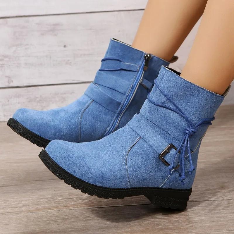 Модные женские туфли на низком каблуке до щиколотки, новые зимние дизайнерские женские сапоги в стиле челси, элегантные женские сапоги для вечеринок