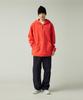 Snow Peak Fleece Hoodie Size Water-Repellent JK-25AU021 (Men's/Women's, Orange, M)