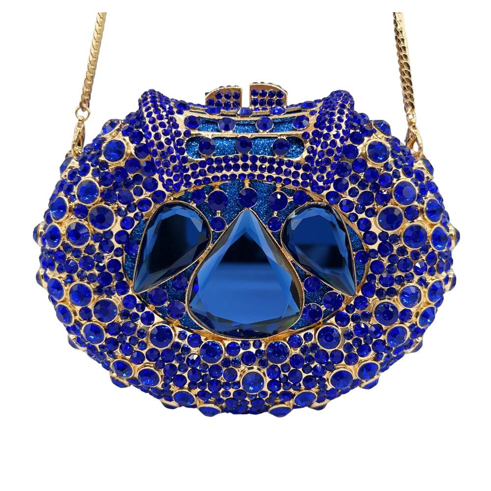 Women Large Stone Evening Bag  Diamond Handbags Wedding Party Banquet Bag Crystal Clutch Bag Rhinestone Dress Bag Luxury Purses