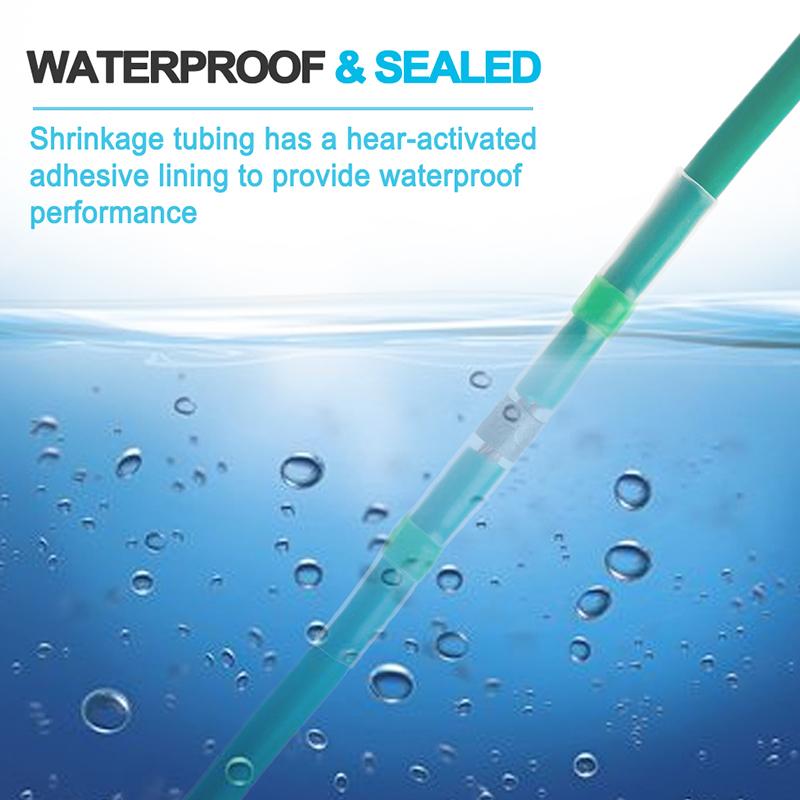 50-400 шт. разъемы для проводов припой стержень разъем для проводов изолированный припой термоусадочный водонепроницаемый обжимной кабель клеммы для кабеля