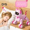 Remote Control Robot Dog Toy Programming Touch Interactive Electric Smart Cat 2.4GHz RC Robotic Pet Toy with LED Eyes Music Toddlers Boys Girls Gift