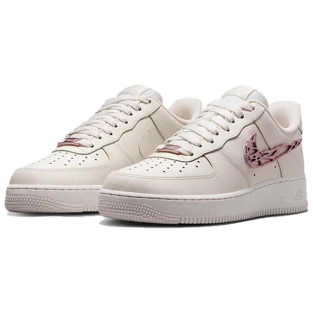 Nike Air Force 1 07 LX Molten Metal Swoosh Pack - Pink Women Sneakers Cream IF1686-161
