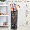 Держатель для зонта, металлическая полая стойка, ведро для хранения, отдельно стоящее круглое ведро, водонепроницаемая стойка для тростей