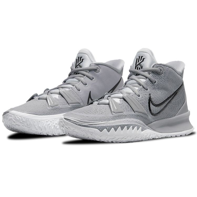 Nike Kyrie 7 TB Wolf Grey Мужские кроссовки Белый Черный DA7767-006
