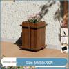 Hualong Shield Carbonized Solid Wood Planter Box
