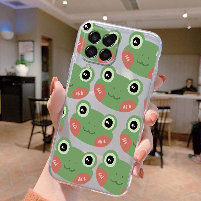 Чехол для Samsung Galaxy M33 5G Милый Кот Мультяшный Защитный Мягкий Силиконовый Чехлы для Телефона Для Samsung M 33 GalaxyM33 Бампер Прозрачный Чехол