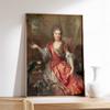 Классическая картина маслом постер Николя де Ларжильер печатает викторианский портрет женщины Холст Картина Домашняя галерея Декор
