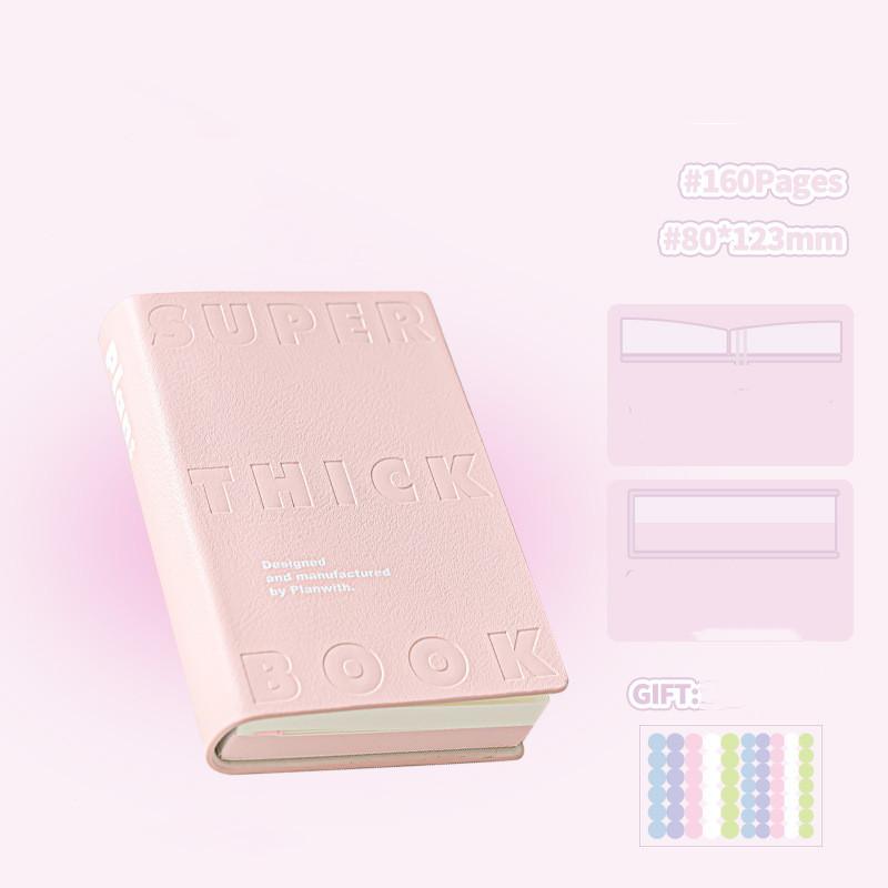 Macarone PU кожаный карманный ежедневник блокнот список дел блокнот цветная пустая страница школьные принадлежности обратно в школу