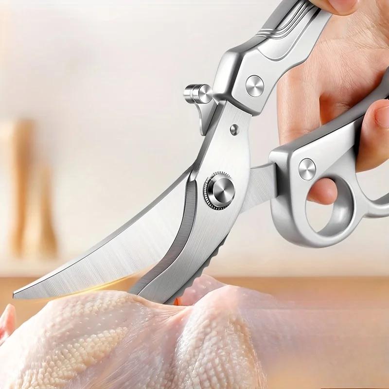 Универсальные кухонные ножницы ножницы из нержавеющей стали для мяса овощей, очистки чешуи рыбы Мощные ножницы для курицы