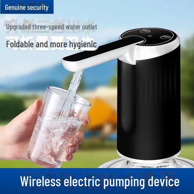 Складной электрический диспенсер для воды с возможностью подзарядки и защитой от насекомых