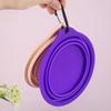 Collapsible Silicone Dog Bowl - Portable Outdoor Pet Food & Water Bowl