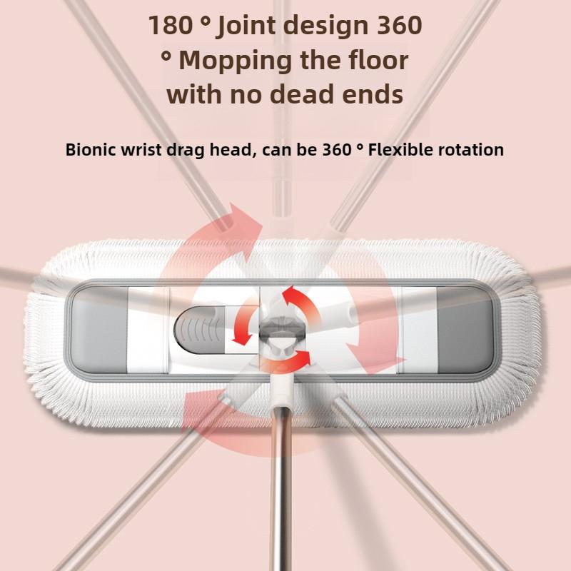 Многофункциональная швабра для влажной и сухой уборки 75 см, уборка деталей, различные типы полов, съемная швабра, легко очищает полы на 360°