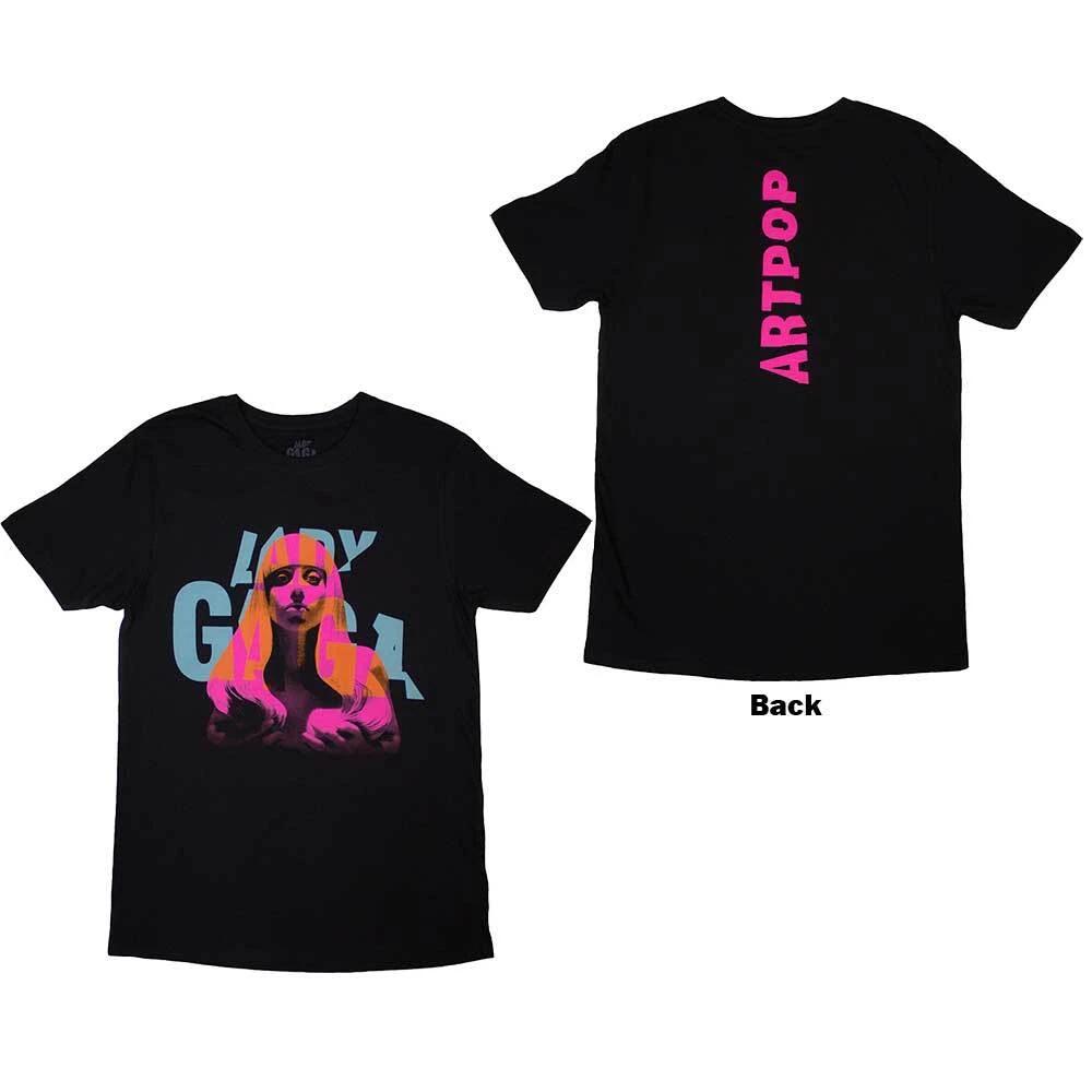 Lady Gaga Artpop Cover T-Shirt Black New
