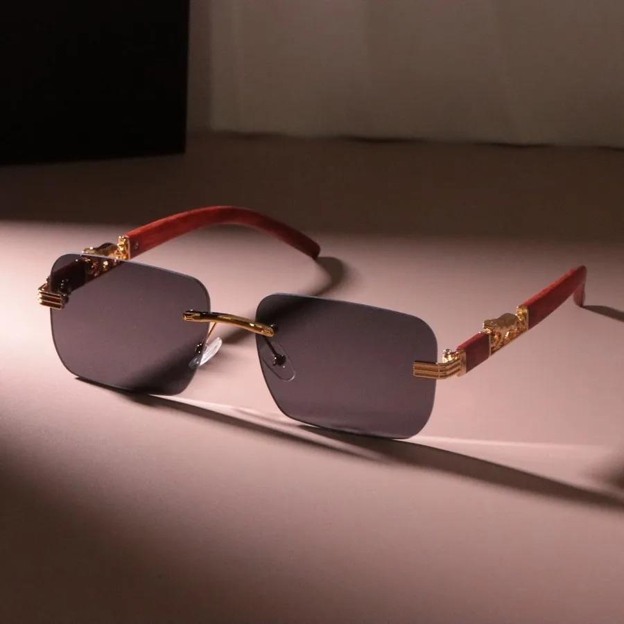 Frameless Unisex Square Sunglasses Women Men Brand Designer Colorful Sun Glasses Female Male Colors Mirror