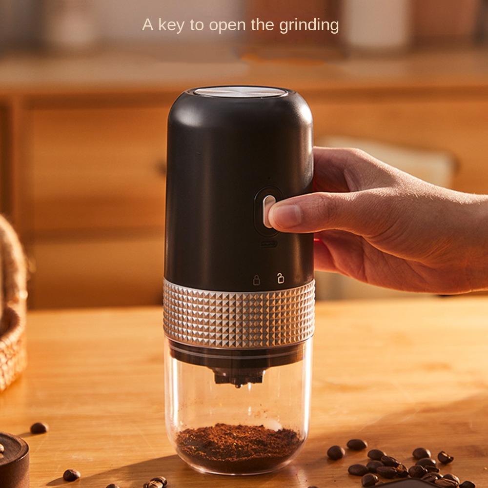 Adjustable Settings Electric Coffee Grinder Cordless Coffee Bean Grinding Tool  Spice