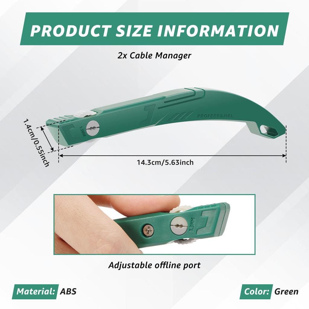 2Pcs Network Cable Untwist Tool Telephone Wires Pair Separator 1.3mm Engineer Wire Straightener Combing Pair Separator Tool