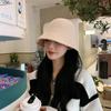 Women‘s Winter Bucket Hats Windproof Tall Hats Winter Girl Go Shopping Hats Outdoor Keep Warm Bucket Hats