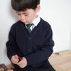 Школьная форма Детская куртка с длинными рукавами Детский свитер Кардиган Одежда для родителей и детей Вязаный кардиган для детей среднего и большого размера