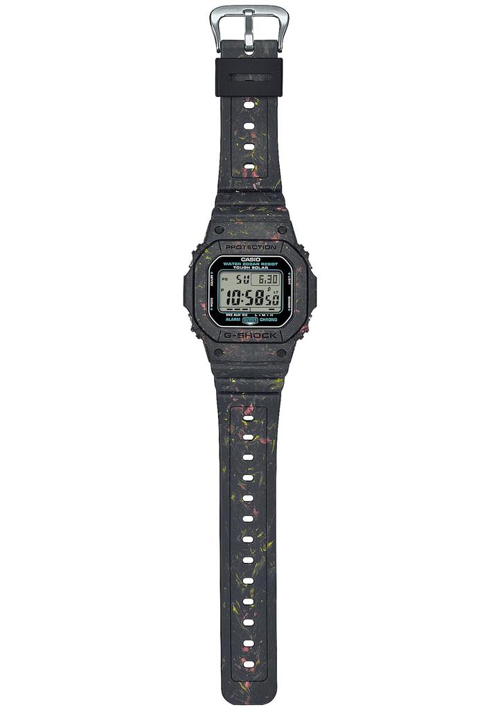 Часы Casio G-Shock, Tough Solar, Изготовлены из переработанной смолы, G-5600BG-1JR, Мужские, Черные, Оригинальный японский продукт