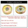 Lawn Mower Pulley PolarLander  Color Zinc Pulley Single Slot LPDL-MCTX1R18 Accessories Tools MTD Cub Cadet Troy-Bilt