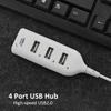 4-портовый USB 5 Мбит/с 1.1 высокоскоростной мини-концентратор с рисунком 2.0 адаптер расширитель компьютерный разветвитель