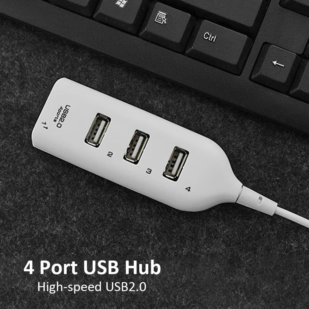 4-портовый USB 5 Мбит/с 1.1 высокоскоростной мини-концентратор с рисунком 2.0 адаптер расширитель компьютерный разветвитель