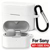 Мягкий силиконовый защитный чехол с брелком для Sony WF-1000XM6, моющийся, устойчивый к поту, противоударный, рукав для кейса наушников