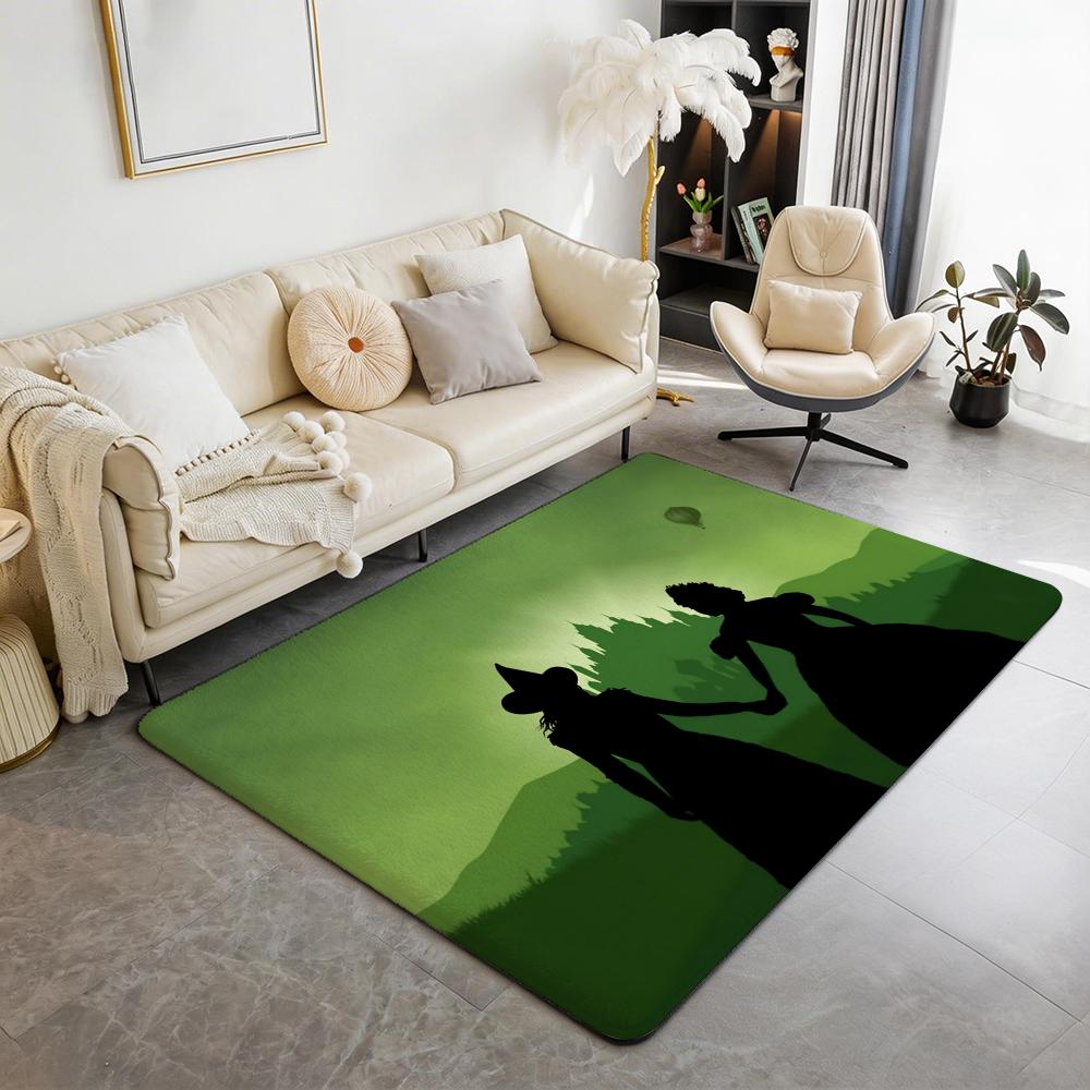 Movie W Wicked Floor Mat Eco Flannel Doormat Non Slip Odorless Indoor Floor Rug Soft Short Plush Home Mat