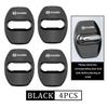 4Pcs Zinc Alloy Car Door Lock Buckle Protective Covers For Hyundai Genesis N-LINE I10 I20 I30 I40 IX20 IX35 Kona Tiburon TT2