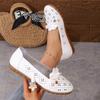 Fashion Women Flats Sandals 2025 Spring Summer Hollow Breathable Flat Casual Sandals Outdoor Comfortable Women Shoes Zapatos De Mujer
