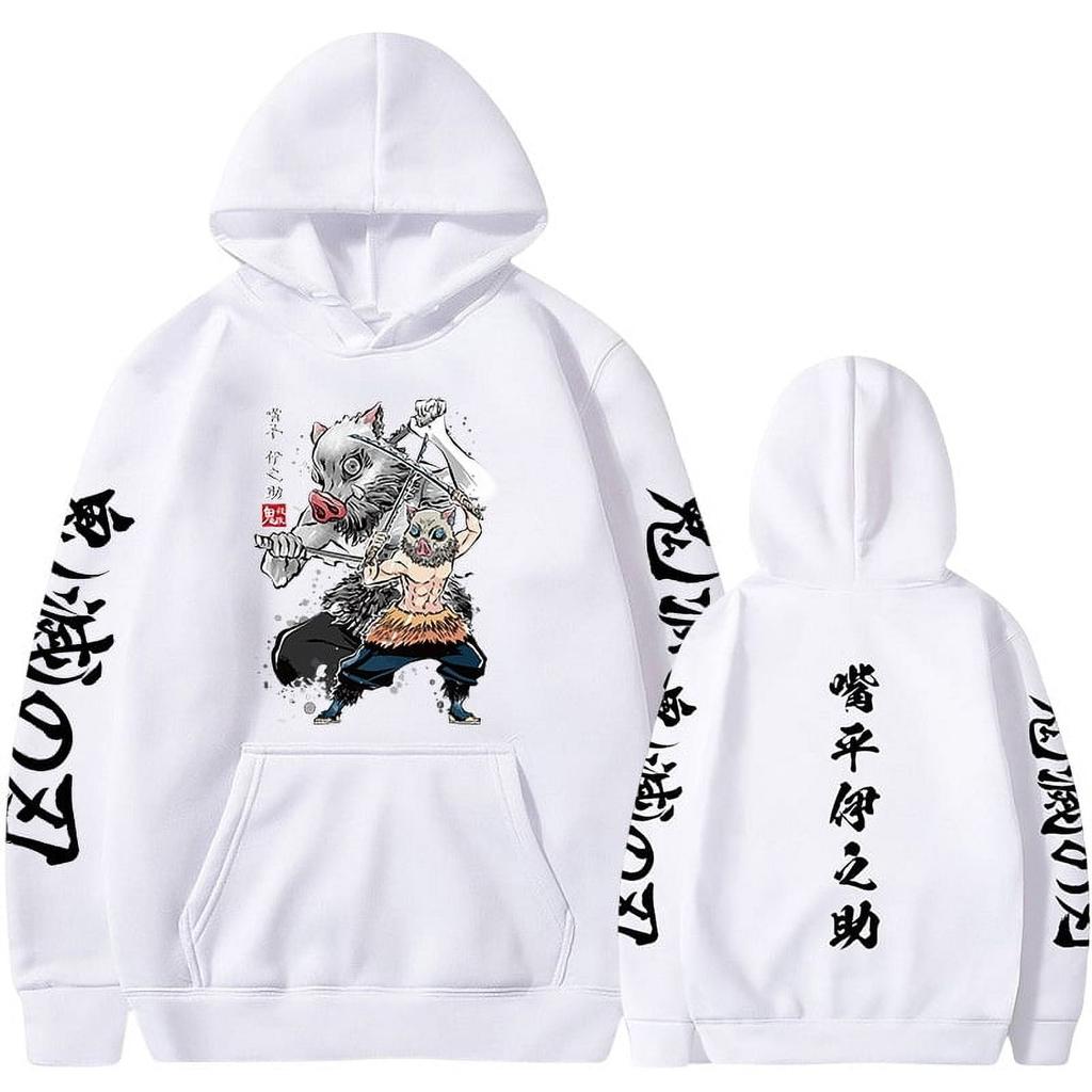 Japanese Animation Hoodies Print Fashion Sweatshirt Hip Hop Casual Unisex Autumn Winter Fleece Streetwear Male Sudaderas