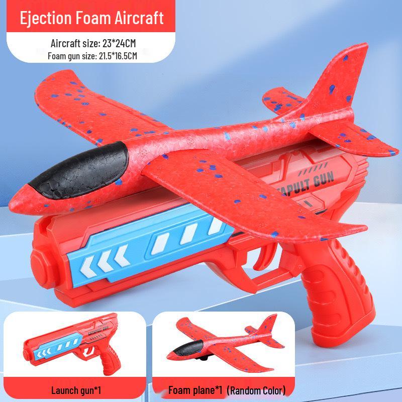 Popular Internet Star Catapult Airplane Toy - Foam Light Launcher for Boys and Girls