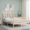 VidaXL Bed Frames with Headboard Small Double Solid Wood 3194931