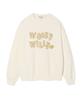 WACKY WILLY Women'S Boucle Sweatshirt Cream